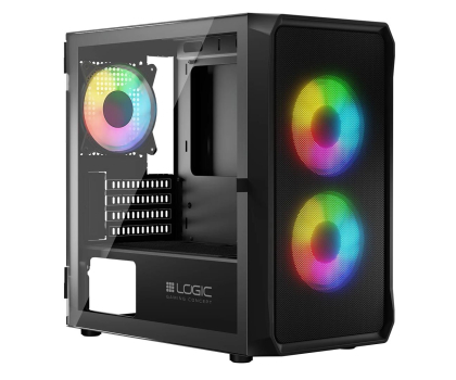 Obudowa LOGIC CONCEPT Logic Portos ARGB Mini USB 3.0 Czarna AM-PORTOS-10-0000000-0002